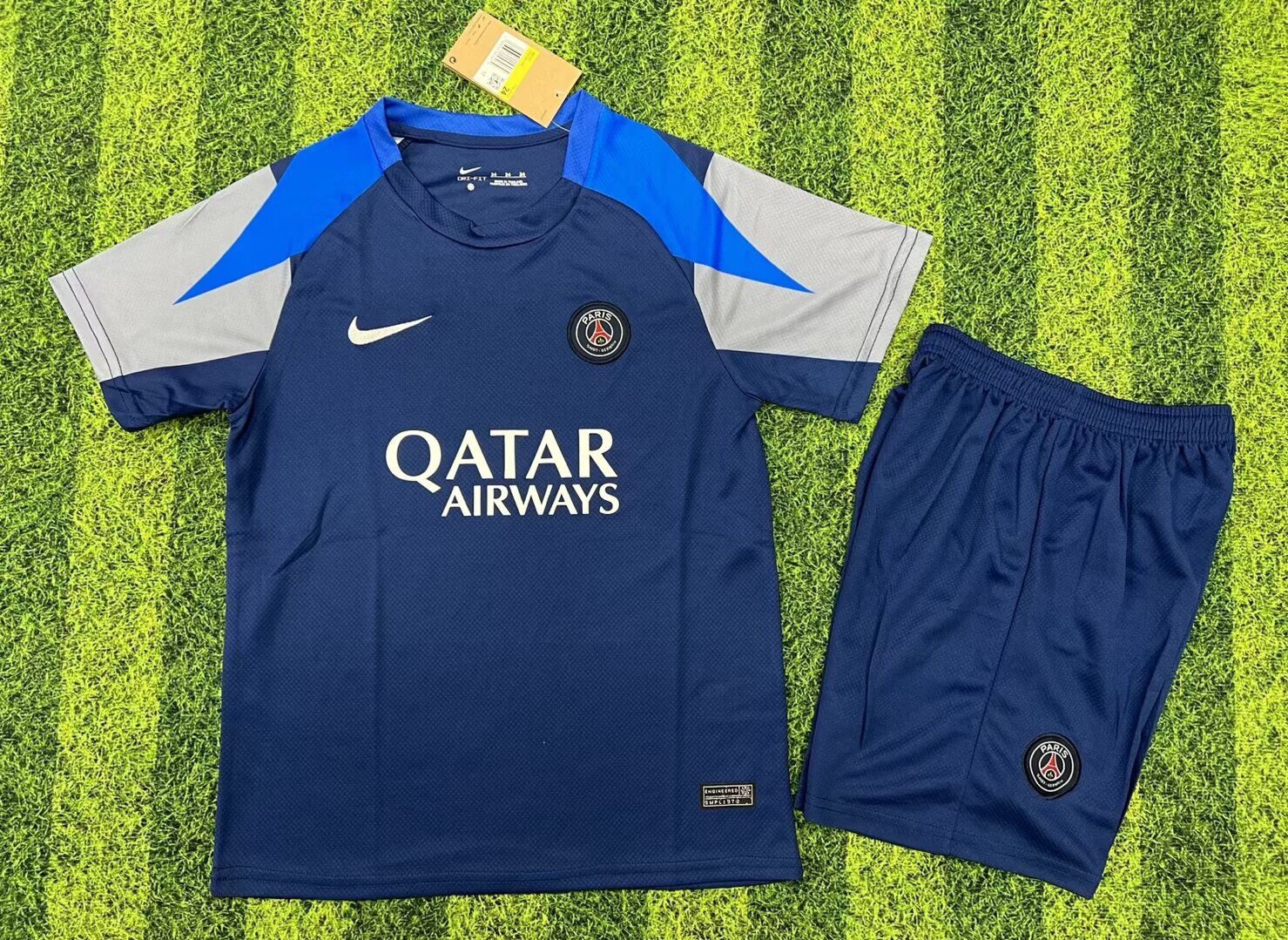 Kids-Paris St Germain 25/26 Dark Blue Training Jersey